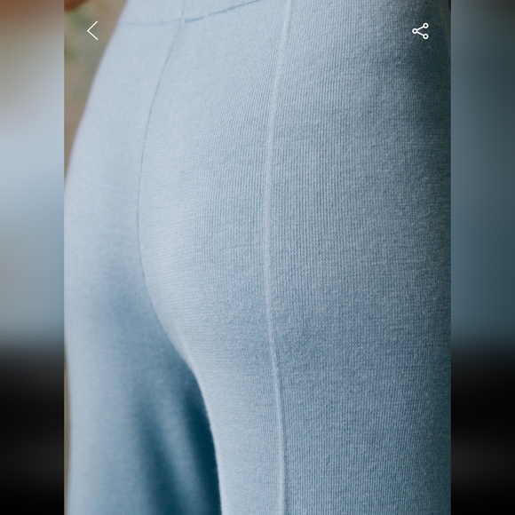 Sezane Blue Matthew Trousers - Picture 2 of 4